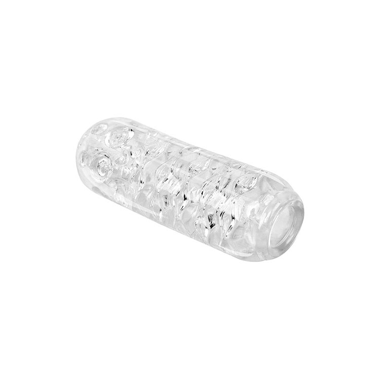 Adam & Eve Adam's Crystal Trio set of three clear textured TPE masturbator strokers